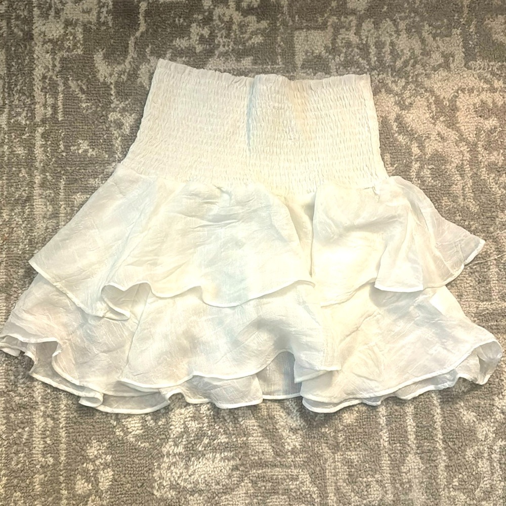 White spring skirt